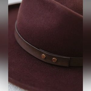 Gigi Pip Luca Teardrop Crown Felt Fedora